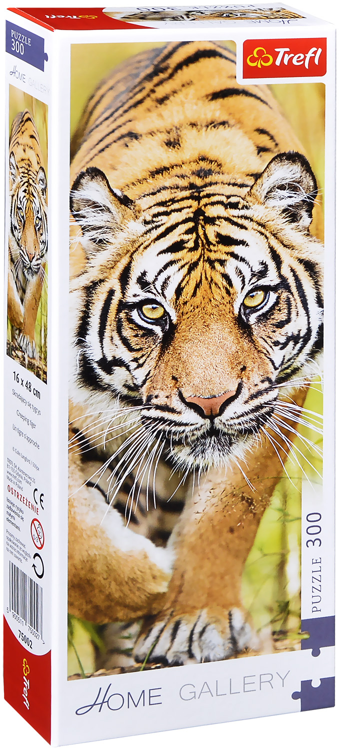 Панорамен пъзел Trefl от 300 части - Тигър