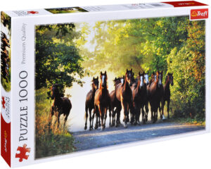 Пъзел Trefl от 1000 части - Английски жребци