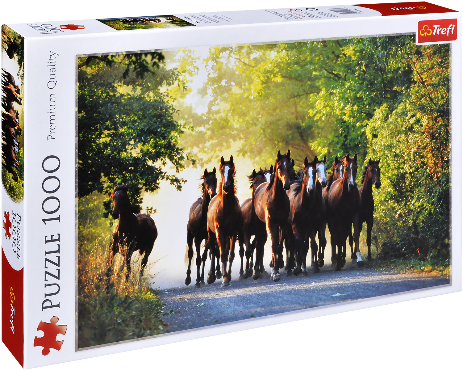 Пъзел Trefl от 1000 части - Английски жребци