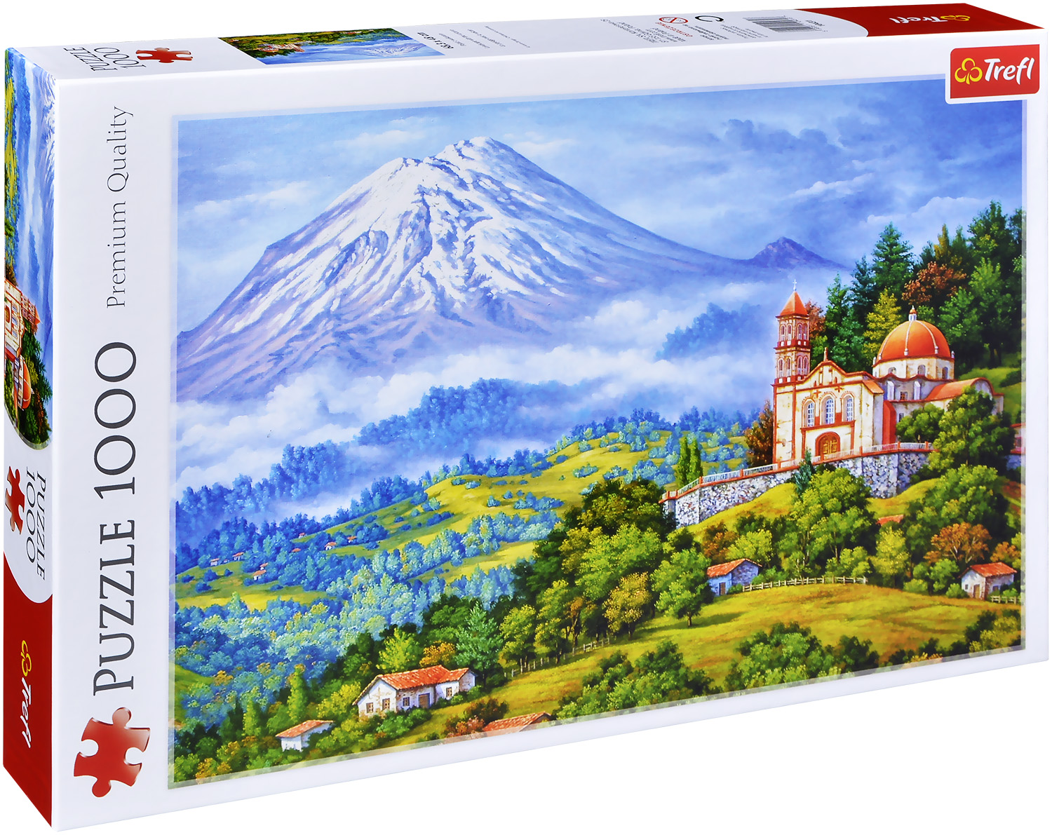 Пъзел Trefl от 1000 части - Пейзаж с вулкан