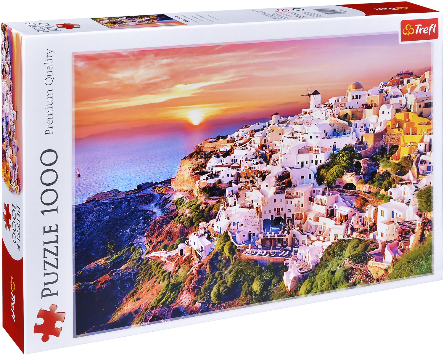 Пъзел Trefl от 1000 части - Залез над Санторини