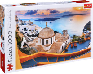 Пъзел Trefl от 1000 части - Приказният Санторини