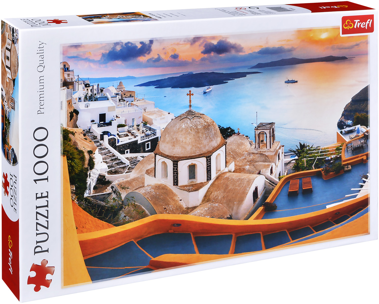 Пъзел Trefl от 1000 части - Приказният Санторини