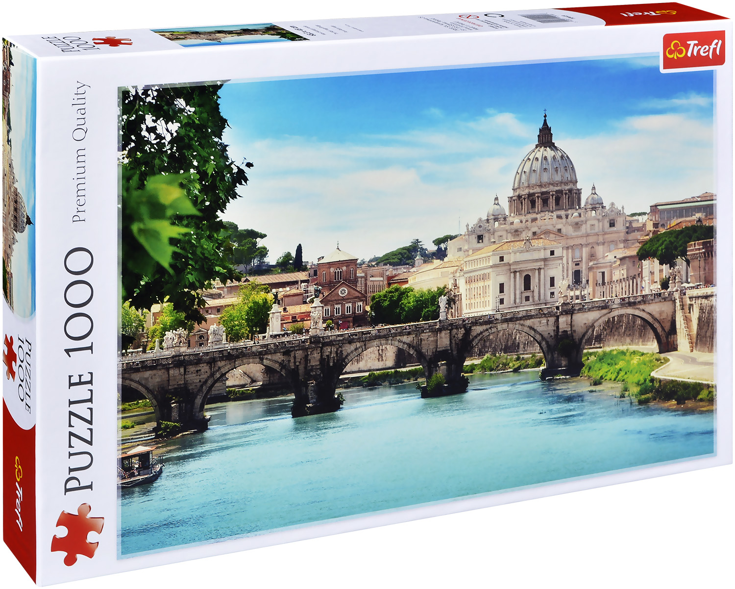 Пъзел Trefl от 1000 части - Мостът на Свети Ангел