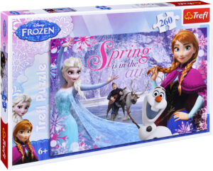 Пъзел Trefl от 260 части - Замръзналото кралство, любов през пролетта