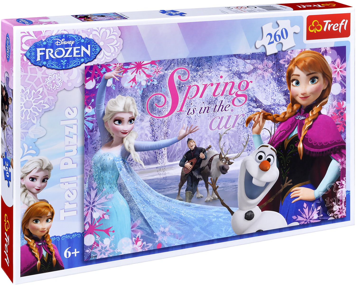 Пъзел Trefl от 260 части - Замръзналото кралство, любов през пролетта