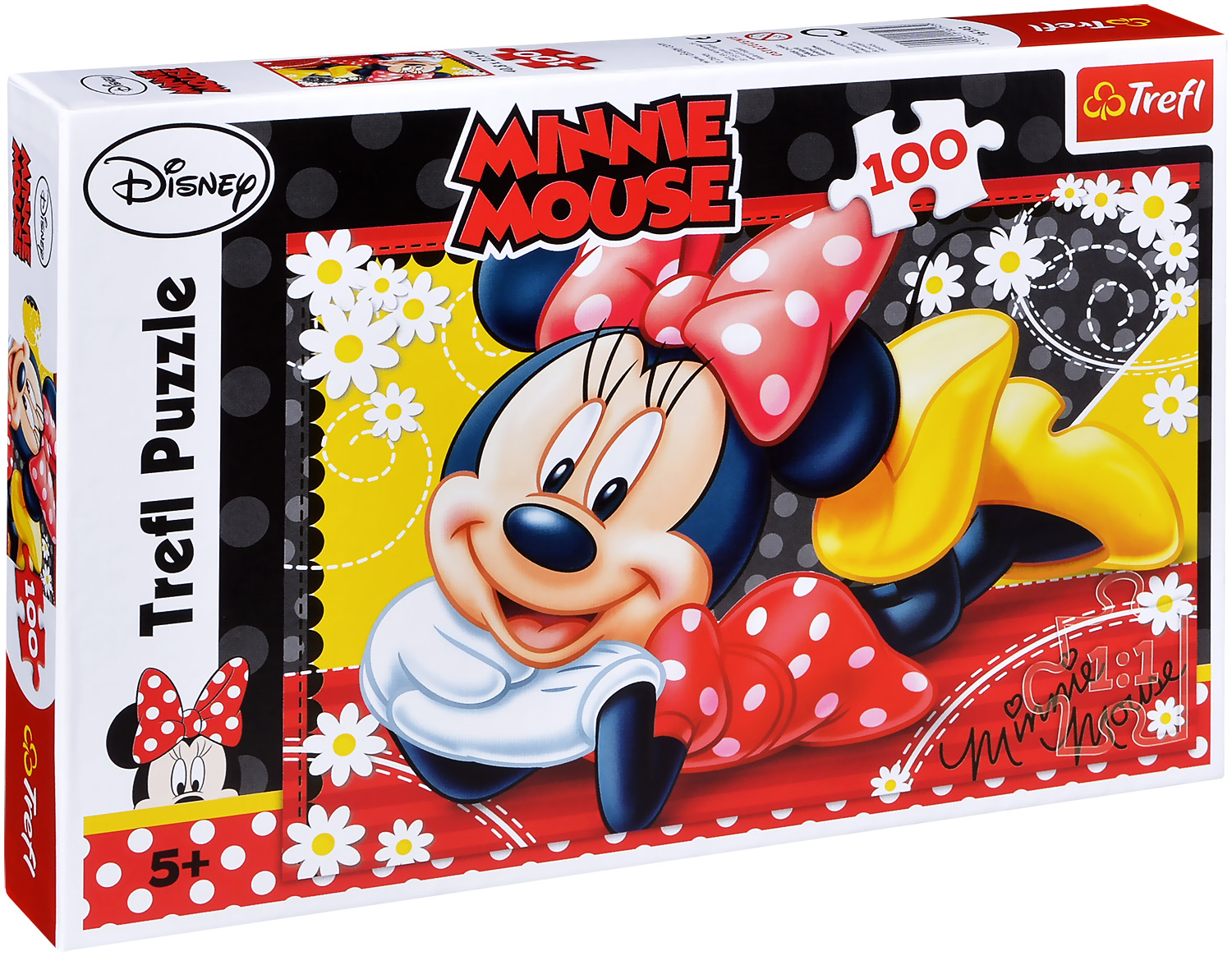Пъзел Trefl от 100 части - Мини Маус е щастлива