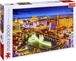 Пъзел Trefl от 2000 части - Лас Вегас през нощта