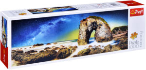 Панорамен пъзел Trefl от 1000 части - Млечният път