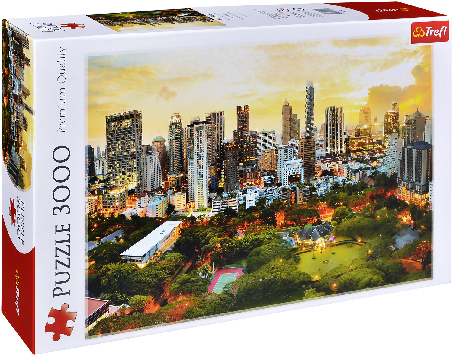 Пъзел Trefl от 3000 части - Залез в Банкок