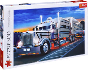 Пъзел Trefl от 500 части - Сребрист камион