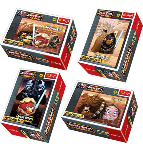 Мини пъзел Trefl от 54 части - Angry Birds Star Wars, асортимент