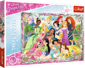 Пъзел Trefl от 260 части - Среща на принцесите на Дисни