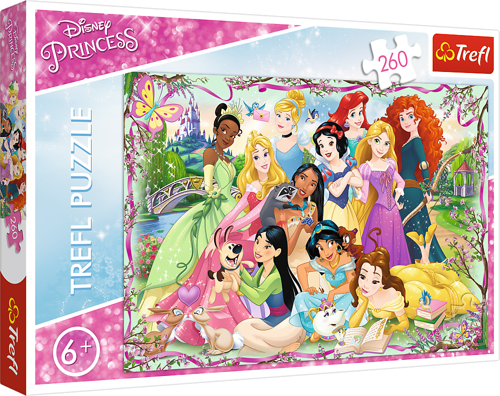 Пъзел Trefl от 260 части - Среща на принцесите на Дисни