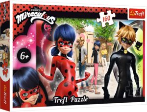 Пъзел Trefl от 160 части - Мега чудесата на Калинката и Черния котарак