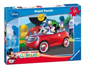 Пъзел за под Ravensburger от 24 части - Пътешествието на Мики