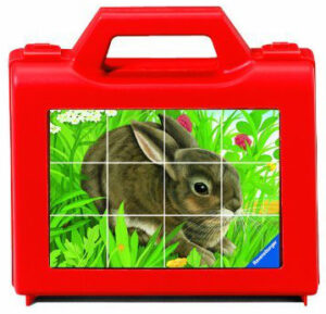 Пъзел с кубчета Ravensburger от 12 части - Животни