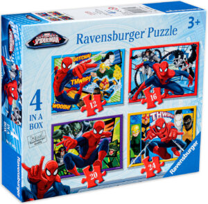Пъзел Ravensburger 4 в 1 - Спайдърмен