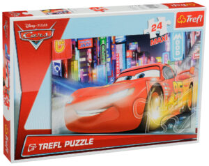 Пъзел Trefl от 24 макси части - Колите 2, Нощен град