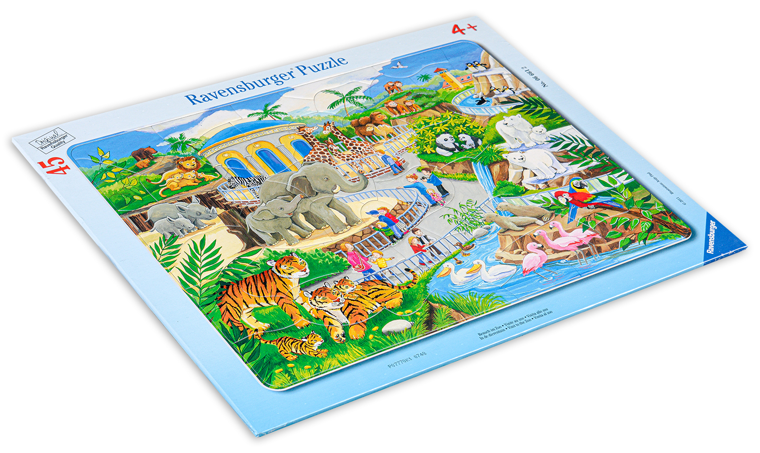 Пъзел Ravensburger от 45 части - Посещение в зоологическата градина