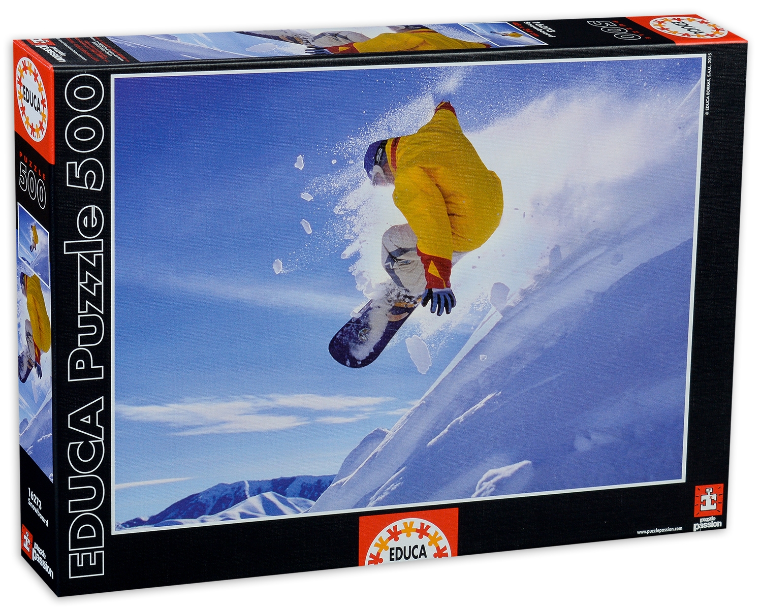 Пъзел Educa от 500 части - Сноуборд