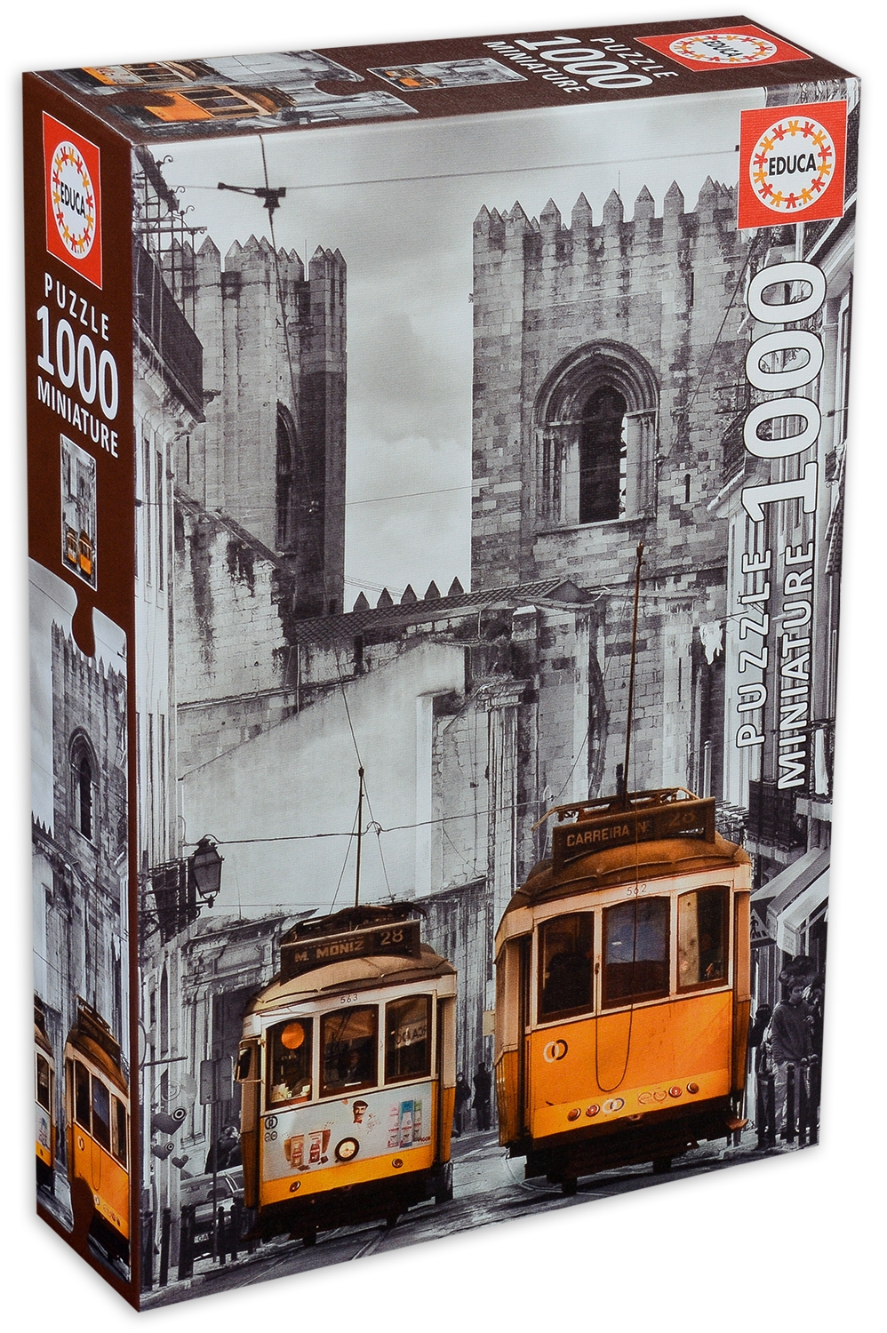 Пъзел Educa от 1000 мини части - Област Алфама, Лисабон, миниатюра