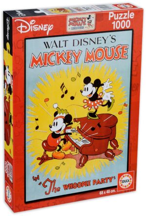 Пъзел Educa от 1000 части - Празникът на Мики Маус
