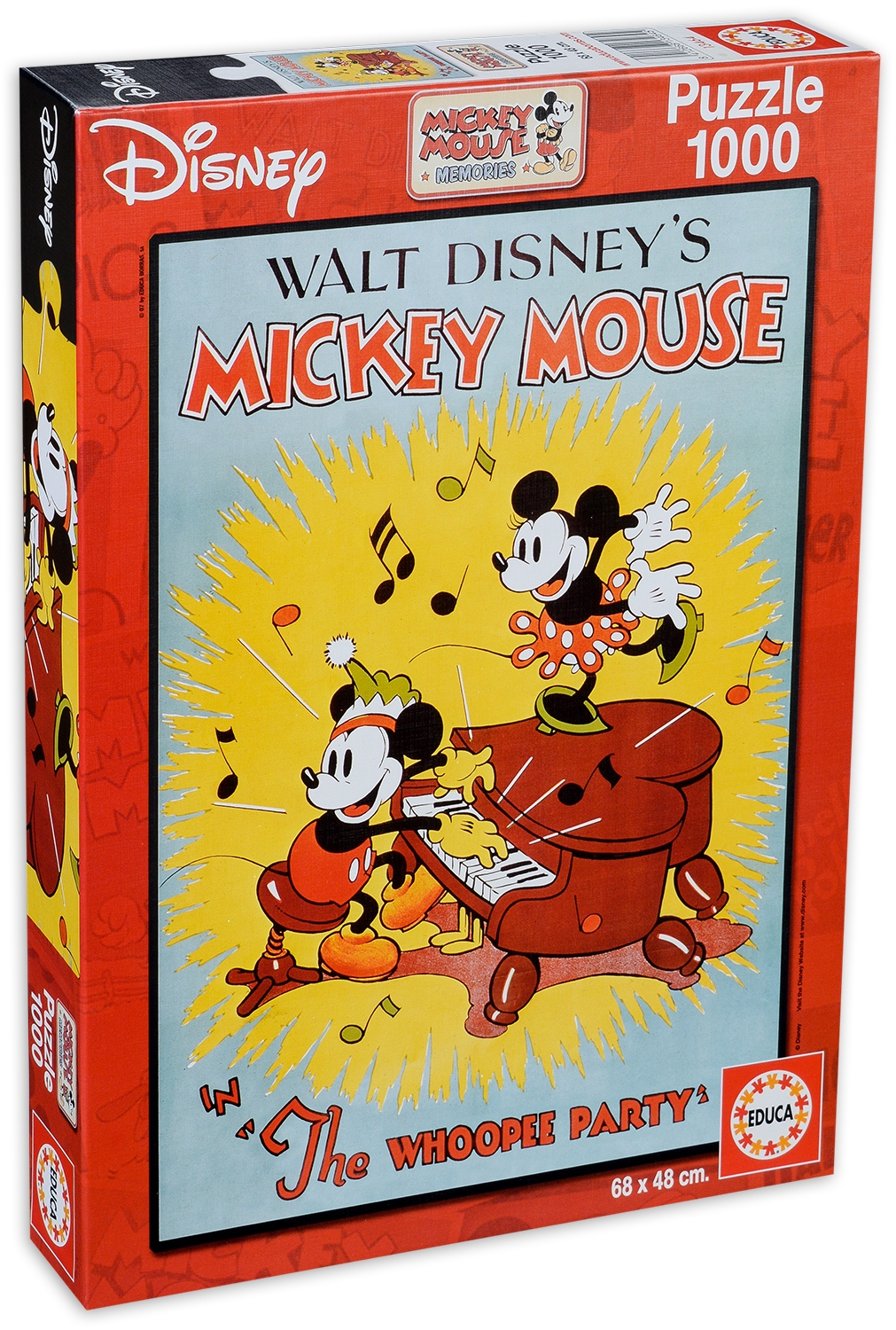 Пъзел Educa от 1000 части - Празникът на Мики Маус