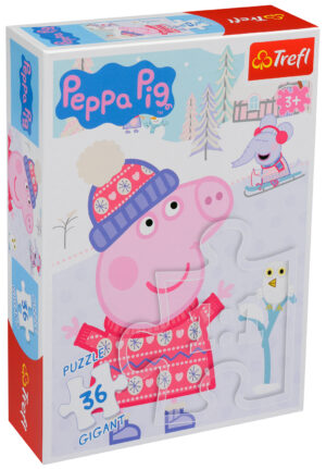 Пъзел Trefl от 36 макси части - Приключенията на Прасенцето Пепа