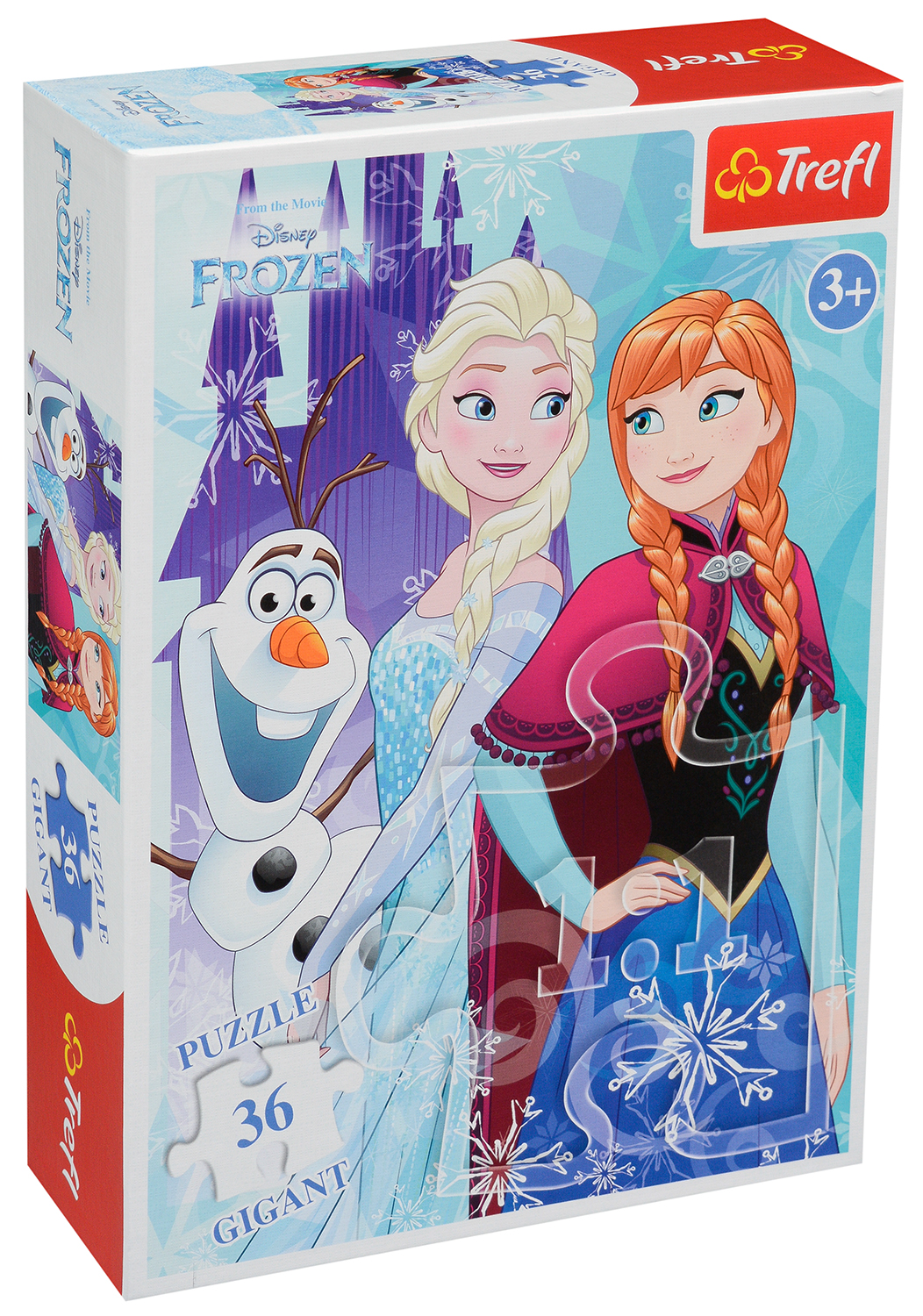 Пъзел Trefl от 36 макси части - Замръзналото кралство