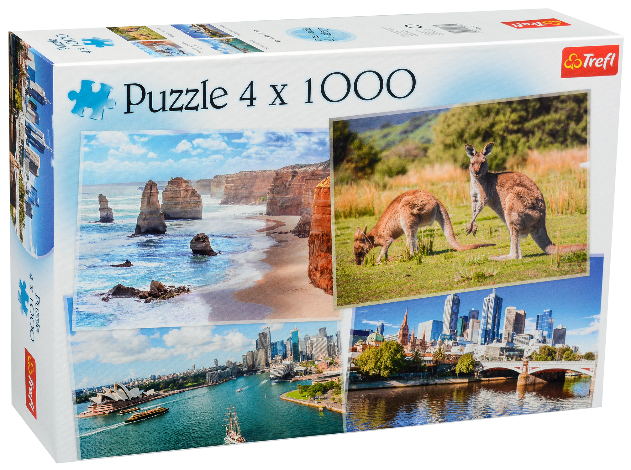 Пъзел Trefl от 4 x 1000 части - Австралия