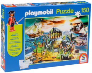 Пъзел Schmidt от 150 части - Кралско съкровище, с фигурка Playmobil