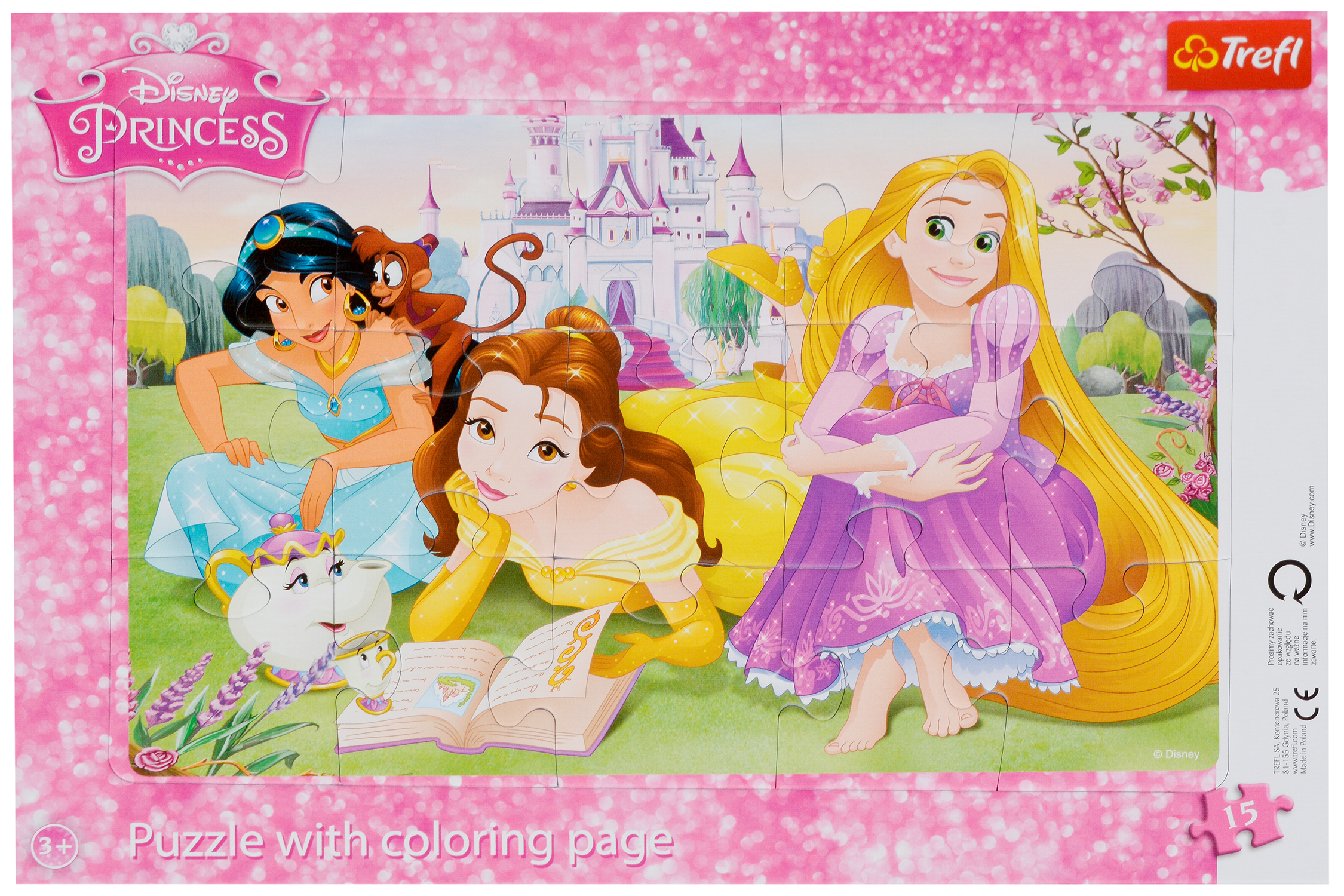 Пъзел Trefl от 15 части - Принцесите на Дисни