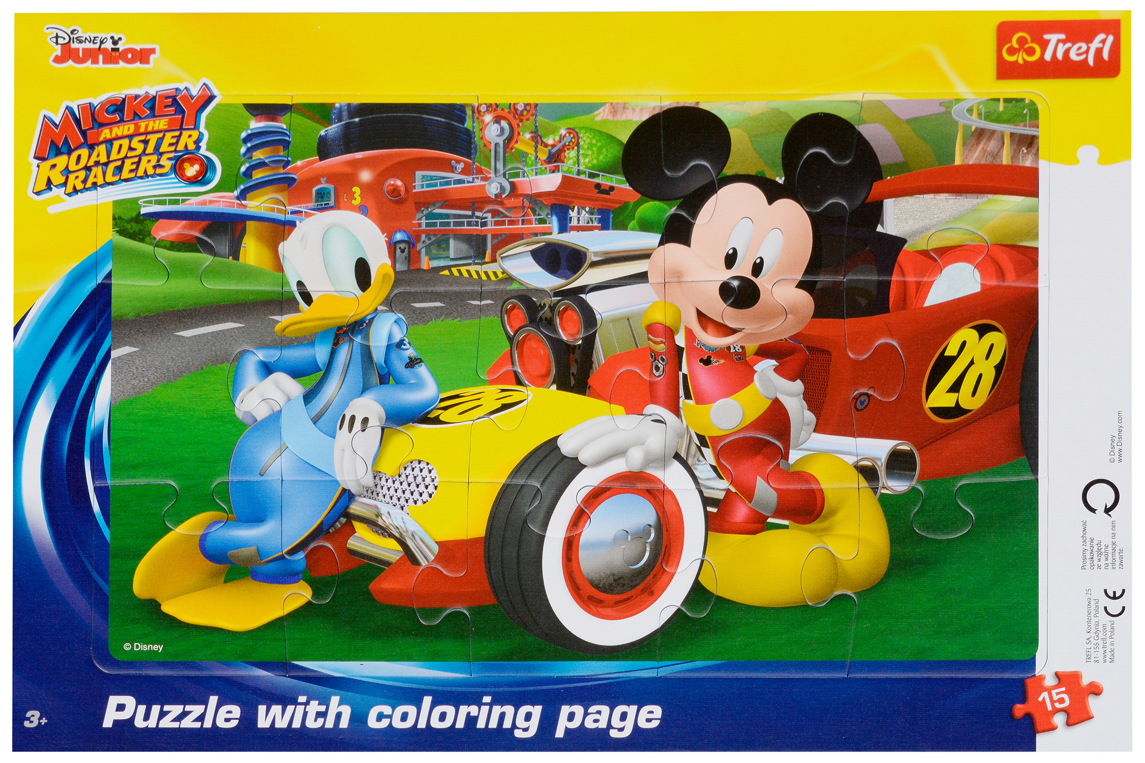 Пъзел Trefl от 15 части - Мики Маус