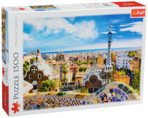 Пъзел Trefl от 1500 части - Парк Гюел, Барселона