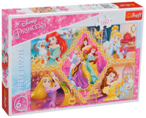 Пъзел Trefl от 160 части - Приключенията на принцесите