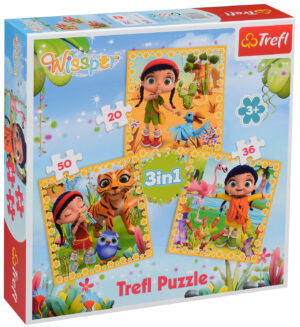 Пъзел Trefl 3 в 1 - Пътешествие, Wissper