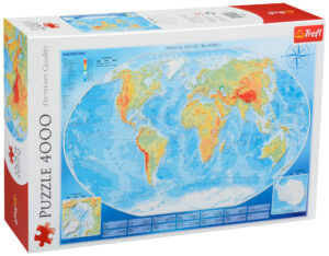 Пъзел Trefl от 4000 части - Карта на света