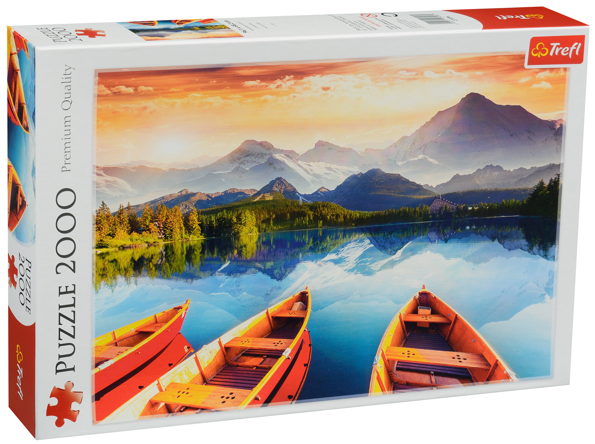 Пъзел Trefl от 2000 части - Кристално езеро