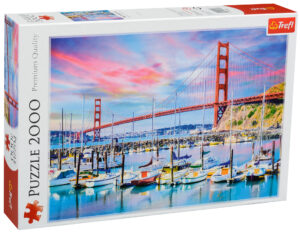 Пъзел Trefl от 2000 части - Голдън Гейт, Сан Франциско