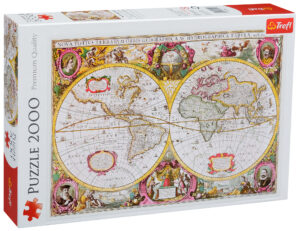 Пъзел Trefl от 2000 части - Карта на Земята