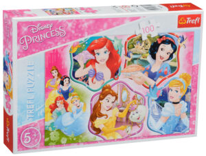 Пъзел Trefl от 100 части - Очарователни принцеси