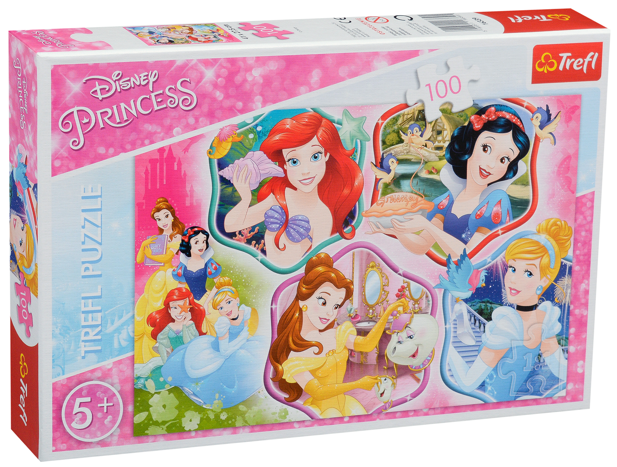Пъзел Trefl от 100 части - Очарователни принцеси