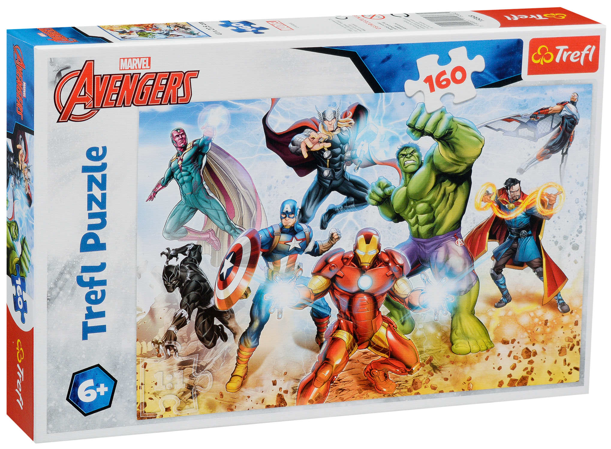 Пъзел Trefl от 160 части - Отмъстителите, Да спасим света