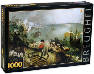 Пъзел D-Toys от 1000 части - Пейзаж с падането на Икар, Питер Брьогел Стари