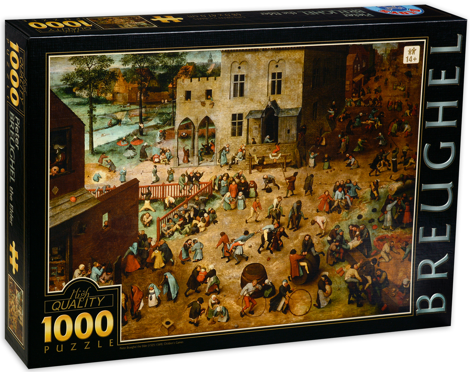 Пъзел D-Toys от 1000 части - Детските игри, Питер Брьогел Стари