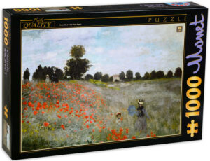 Пъзел D-Toys от 1000 части - Макове, Клод Моне