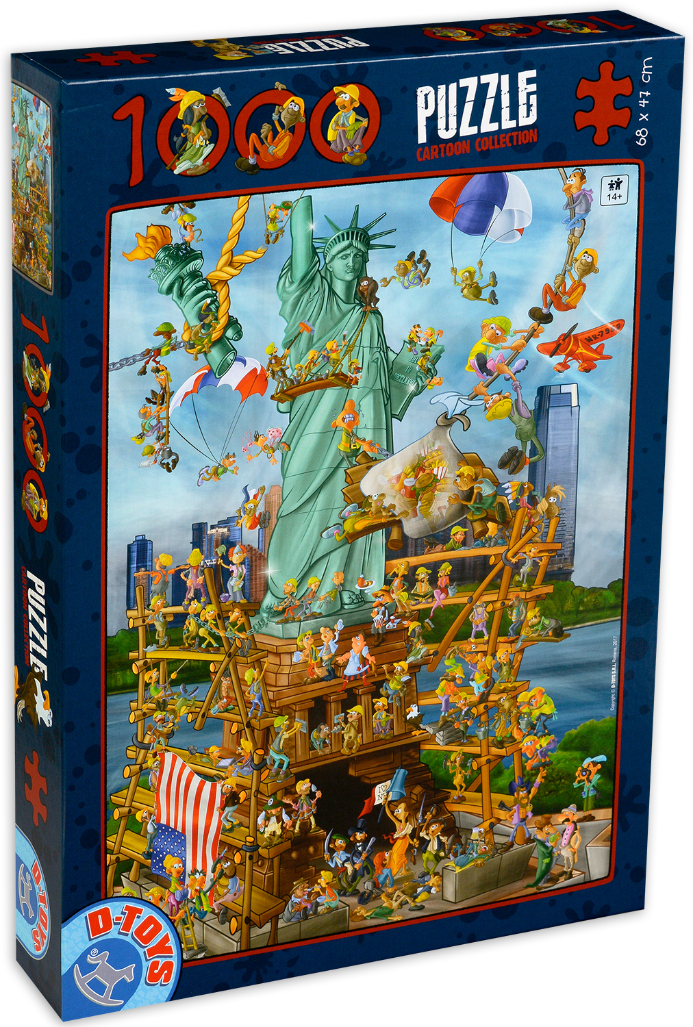 Пъзел D-Toys от 1000 части - Статуята на Свободата