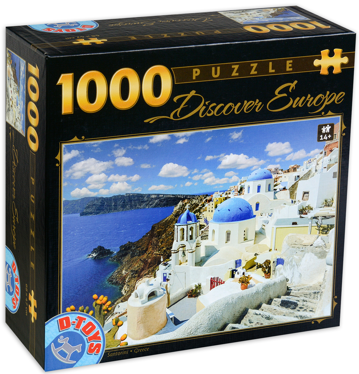 Пъзел D-Toys от 1000 части - Санторини, Гърция