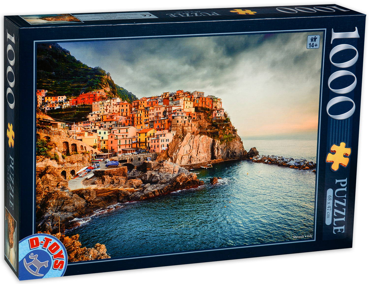 Пъзел D-Toys от 1000 части - Манарола, Италия